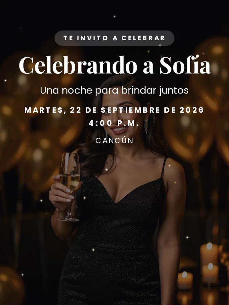 Cumpleaños Elegante